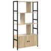 vidaXL Libreria Rovere Sonoma 80 x 30 x 155,5 cm Legno multistrato