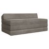 vidaXL Divano Letto Pieghevole Grigio Chiaro 120 x 60 x 49 cm Tessuto