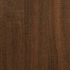 vidaXL Panca Portaoggetti Rovere Marrone 85,5x42x73,5 cm Multistrato