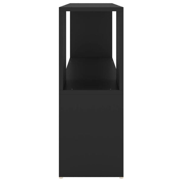 vidaXL Libreria Nera 100x24x63 cm in Truciolato