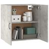 vidaXL Armadietto a Muro Grigio Cemento 60x31x60 cm Legno Multistrato