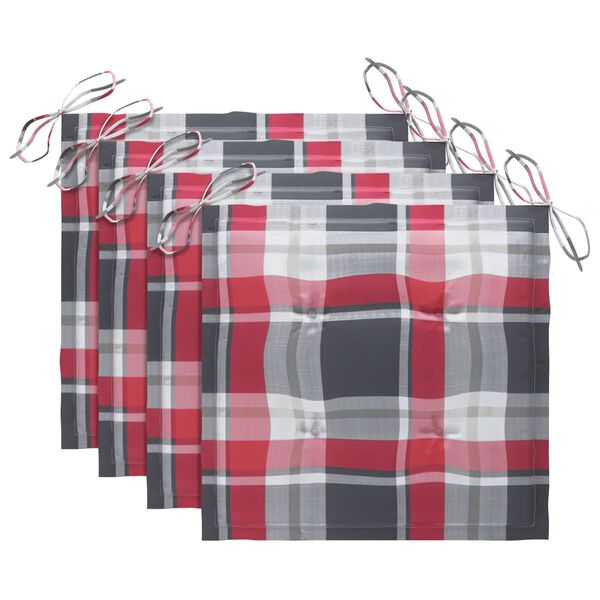 vidaXL Sedie da Pranzo da Giardino con Cuscini 3 pz Massello di Acacia