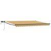 vidaXL Tenda retrattile manuale con LED 5 x 3 m