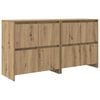 vidaXL Sideboards 2 pcs rovere artigianale 70 x 41 x 75 cm