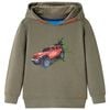 vidaXL Felpa con Cappuccio per Bambini Cachi 104