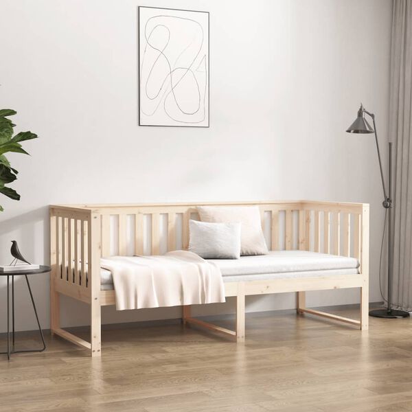 vidaXL Dormeuse senza Materasso 80x200 cm in Legno Massello di Pino