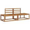 vidaXL Set di divani da esterno 2 pcs Naturale 182,5 x 63 x 73 cm