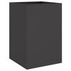 vidaXL Fioriera Nera 52x48x75 cm in Acciaio