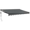 vidaXL Tenda Sole Automatica Retrattile Antracite 3x2,5 m