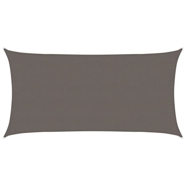 vidaXL Vela Parasole 160 g/m&sup2; Antracite 4x7 m in HDPE