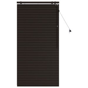 vidaXL Tenda Veneziana Marrone Scuro 75 x 160 cm 35 mm