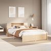vidaXL Letto Libreria senza Materasso 140x200 cm in Legno di Pino