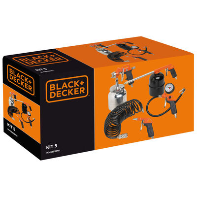 BLACK+DECKER Accessori per Compressore ad Aria 5 pz 1 L