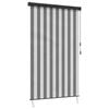 vidaXL Tenda a rullo Antracite e Bianco 180 x 250 cm