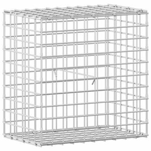 vidaXL Gabione con Filo da 5 mm e Rete da 5x5 cm 50x30x50 cm