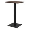 vidaXL Tavolo da Bistrot Cenere Scuro 70x70x107 cm