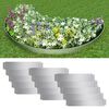 vidaXL Pannelli Recinzione per Prato 15 pz Acciaio Zincato 100x20 cm
