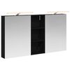 vidaXL Set di Armadi da Bagno 3 pz 130 x 14,5 x 70 cm