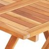 vidaXL Set da Bistrot 3 pz con Cuscini Crema in Legno Massello di Teak