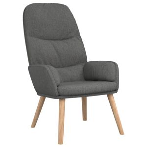 vidaXL Poltrona Relax Grigio Chiaro in Tessuto
