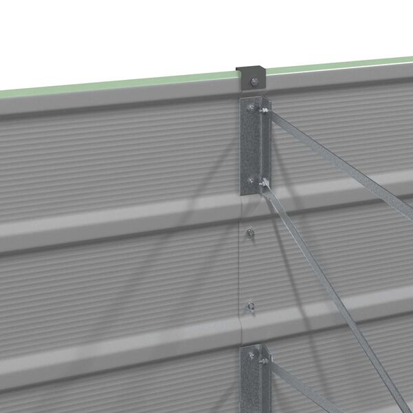 vidaXL Fioriera Verde Pastello 480 x 50 x 45 cm Acciaio zincato