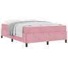 vidaXL Struttura del letto Rosa 140 x 190 cm Tessuto