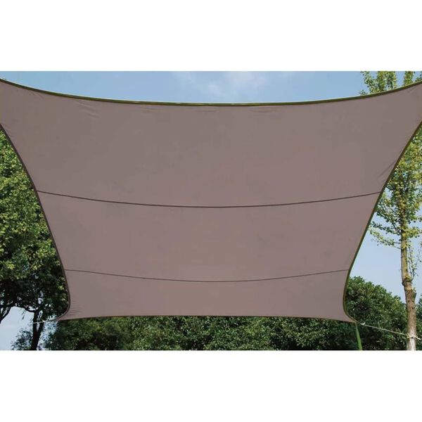 Perel Vela Parasole Quadrata 3,6 m Grigio Talpa GSS4360TA