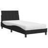 vidaXL Letto con Materasso Hanko Nero 90x190 cm in Velluto