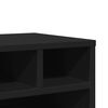 vidaXL Supporto per Stampante Nero 40x32x22,5 cm in Legno Multistrato