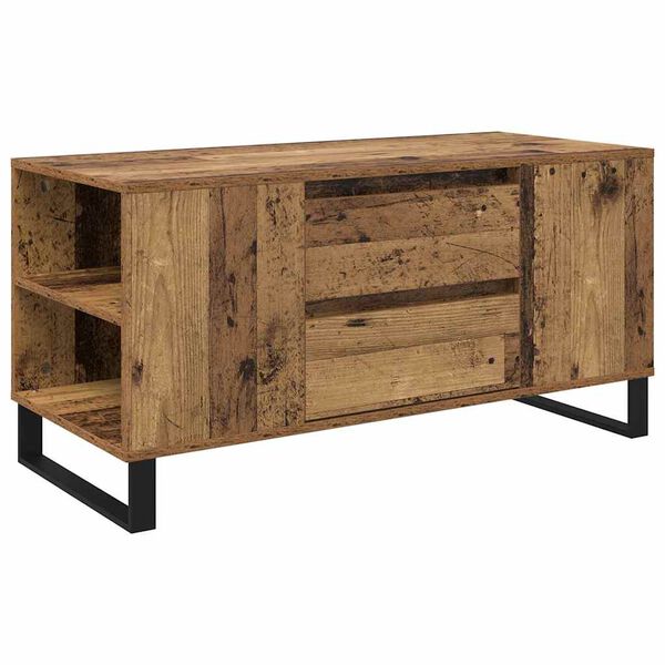 vidaXL Tavolino da salotto Legno vecchio 102 x 44,5 x 50 cm