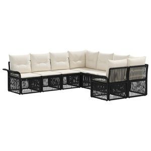 vidaXL Set Divano da Giardino 8 pz 8-Numero di posti
