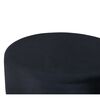 Venture Home Pouf Pippi 45,5x45,5x46,5 cm Velluto Nero e Rame