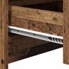 vidaXL Armadio da Notte con cassetto Legno vecchio 38 x 34 x 61 cm