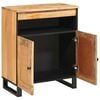 vidaXL Credenza Marrone 60 x 33 x 75 cm Legno di mango massello