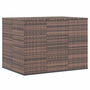 vidaXL Contenitore da Giardino in Rattan PE 145x100x103 cm Marrone