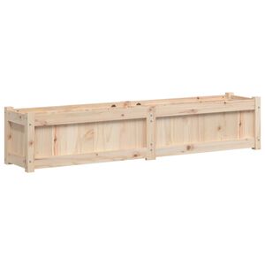 vidaXL Fioriera da Giardino 150x31x31 cm in Legno Massello di Pino