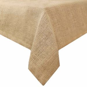 vidaXL Tovaglia in juta Naturale 140 x 140 cm 100% Juta Tossa
