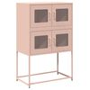 vidaXL Credenza Rosa 68x39x107 cm in Acciaio