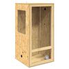 vidaXL Terrario Marrone 50 x 50 x 100 cm OSB