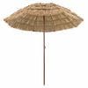 vidaXL Ombrellone da Spiaggia 205 x 205 x 210 cm Poliestere e Acciaio