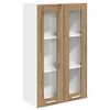 vidaXL Armadio pensile con porta Rovere artigianale 60 x 31 x 100 cm