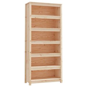 vidaXL Libreria 80x35x183 cm in Legno Massello di Pino