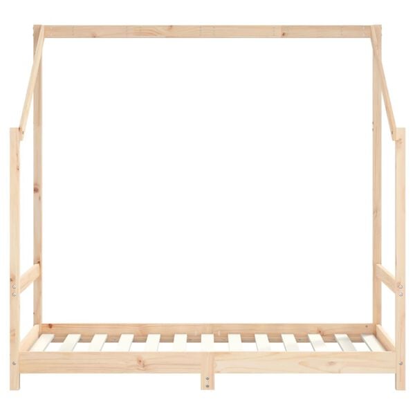 vidaXL Giroletto per Bambini 80x160 cm in Legno Massello di Pino