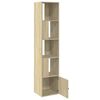 vidaXL Libreria Rovere Sonoma 40x36x189 cm in Legno Multistrato
