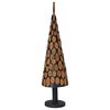 vidaXL Albero di Natale Marrone 120 cm Legno massello di teak
