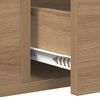 vidaXL Tavolo consolle Rovere artigianale 100 x 34,5 x 75 cm