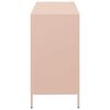 vidaXL Credenza Rosa 101,5x39x73,5 cm in Acciaio Laminato a Freddo