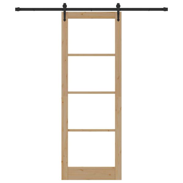 vidaXL Porta scorrevole ORKDAL Naturale 83 x 232 cm