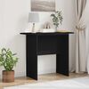vidaXL Tavolo consolle Nero 93 x 40 x 75 cm Legno multistrato