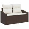 vidaXL Set di divani con cuscino 6 pcs polyrattan